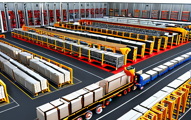 **Image Prompt 1: Supply Chain Optimization**
- "A visual representation of a modern supply chain, showcasing various stages from production to distribution. Include elements such as digital technology, real-time tracking, and efficient resource management. Highlight the theme of cost reduction and increased competitiveness in a dynamic business environment."